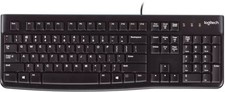 Logitech - K120 Full-size Wired Membrane Keyboard for PC with Spill-Resistant...
