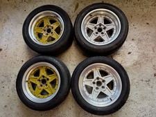 Compomotive FH600 16 inch staggered 7.5 & 8.0 Gotti style split rim wheels