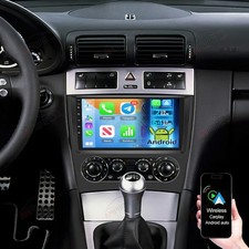 2+64G F&uuml;r Mercedes Benz C-KLASSE W203 CLK Android 15 Auto Radio Navi GPS CarPlay