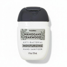 Bath & Body Works Mahogany Teakwood 1oz Hand Sanitizer Gel Moisturizing