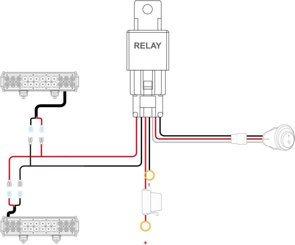 Nilight Led Light Bar 12 Inch Bar, 12 72W + Wiring Harness - Image 4 of 4