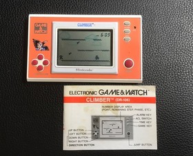 Rare Nintendo Climber Game and Watch Wide Screen