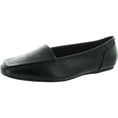 Easy Street Womens Thrill Perforated Faux Leather Loafers BHFO 0333