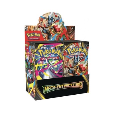 Pokemon Mega-Entwicklung 36 Booster Display kleiner Riss 36er Box Sammelkarten