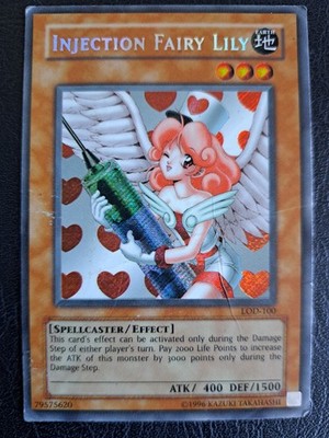 YU-GI-OH! Injektionsfee Lily - Secret Rare - Legacy of Darkness - LOD-100 - Poor