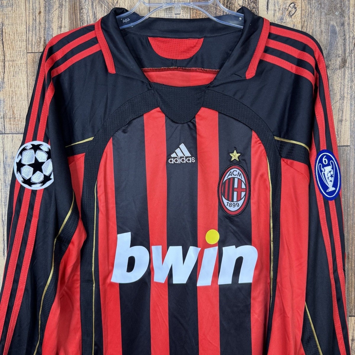 ウェア 06-07 AC Milan Game Shirt Jersey AC Milan 06/07 Champions League Final Home Jersey | Itasport
