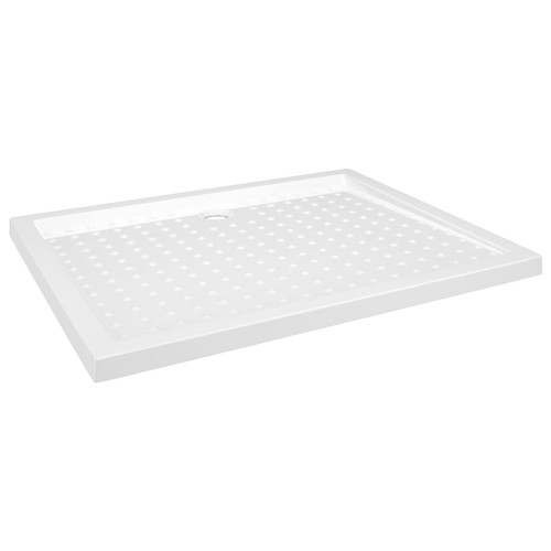 Shower Base Tray with Dots Skid Resistant Shower Receptor White ABS vidaXL - Picture 4 of 48