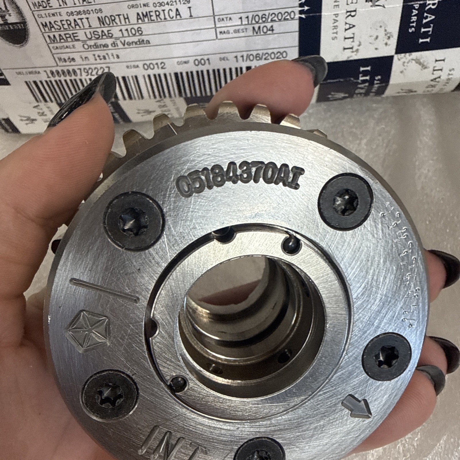 Maserati Ghibli, Quattroporte - LH Hydraulic Chain Tensioner  (NEW)-  P/N 339038