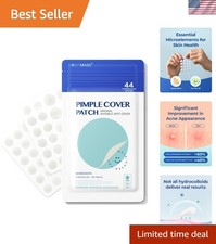 Tea Tree Oil Enhanced Hydrocolloid Pimple Patches - 44 Count for Acne Relief