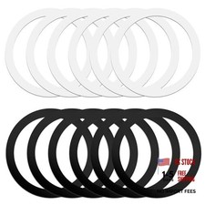 12 PCS Universal Metal Ring Magnet Sticker, Adapter Ring Sticker for Phone