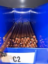 1/2" diameter x 13" long C145 H02 Copper Rods with certs and FREE SHIPPING
