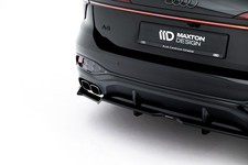 Mittlerer Cup Diffusor DTM Look Heck Ansatz für V.1 Audi A6 S-Line C9 schwarz 