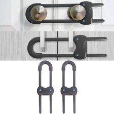 Sliding Cabinet Locks for Babies, Baby Proofing Adjustable U-Shaped Baby Safety