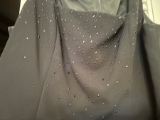 Little Black Dress-Jones New York Size 14 With Tasteful Bling Bling