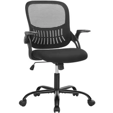 SMUG Home Office Desk Chair - Ergonomic Mid-Back Computer Task Chair with Com...