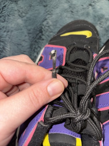 Nike Air More Uptempo 96 schwarz Court lila Kinder - DZ5278-001 Größe 6Y - Bild 8 von 9