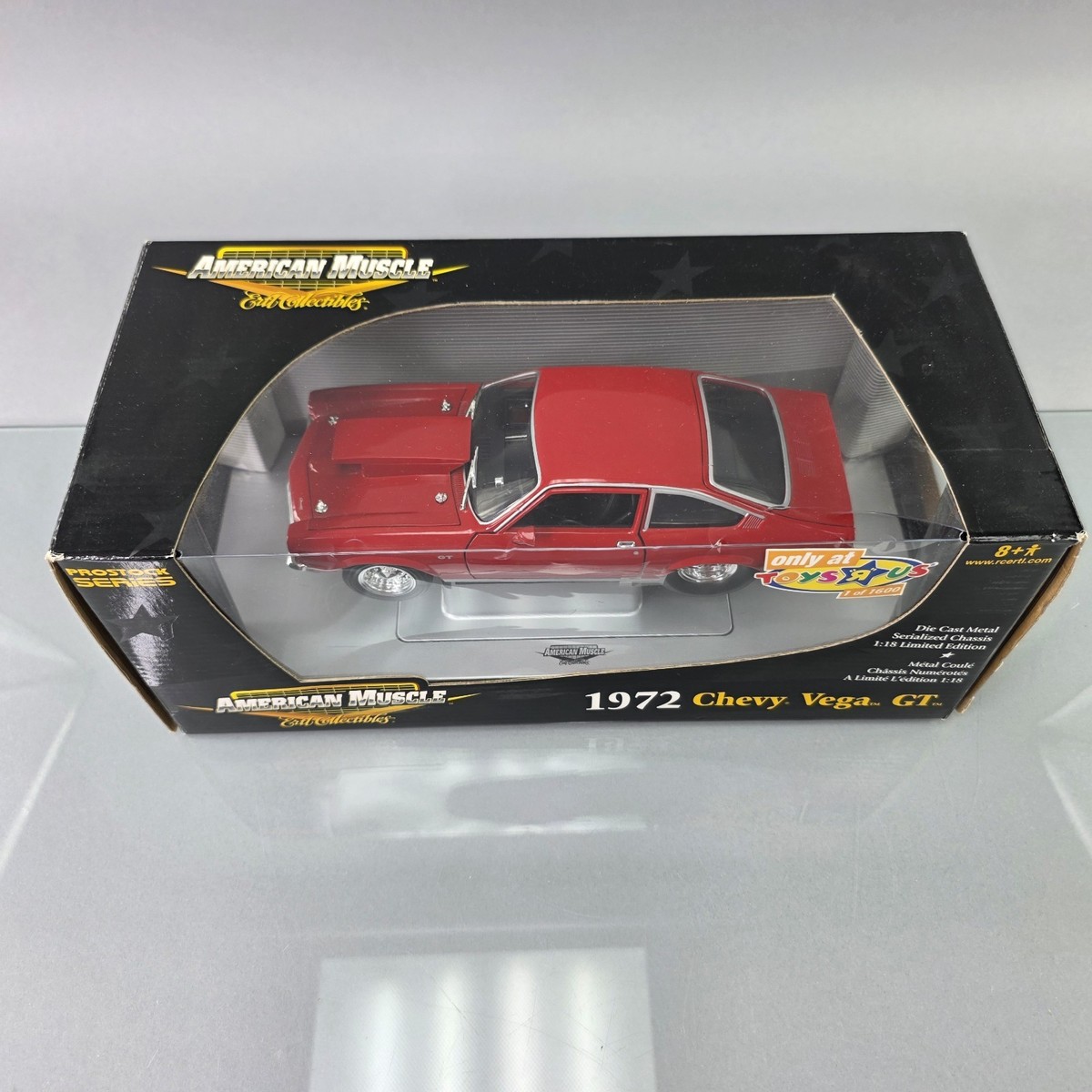 Ertl American Muscle 1972 Chevy Vega GT Prostock 1:18 Diecast Red
