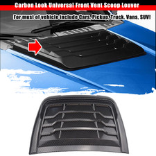 For Dodge Ram 1500 2500 3500 Air Flow Hood Scoop Vents Bonnet Cover Carbon Style