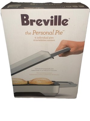 Breville BPI640XL 1200W Personal 4 Mini Pie Maker Stainless Steel New Open Box