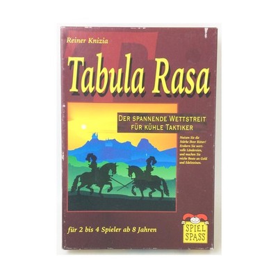 Spiel Spass Boardgame Tabula Rasa (German Ed) Box Fair/NM