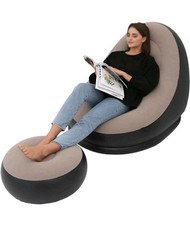 AIZYR Inflatable Sofa with Air Pump, Blow Up Lounger Chair Inflatable Patio...