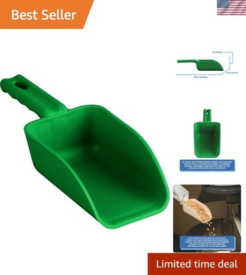 Vikan Food-Safe Hand Scoop 16 oz - BPA-Free, Easy-Clean, Multipurpose Green Tool