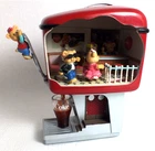 Coca-Cola Wind Up Fountain Soda Shop Hop Multi Action Musical Box Vintage 1991
