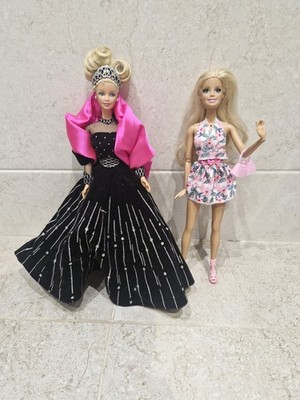 Vintage zwei Collector Barbie Puppen blond 