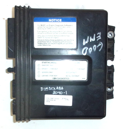Evinrude Etec EMM 0587153 0587155 115HP AA AB AF Models E115DCXABA