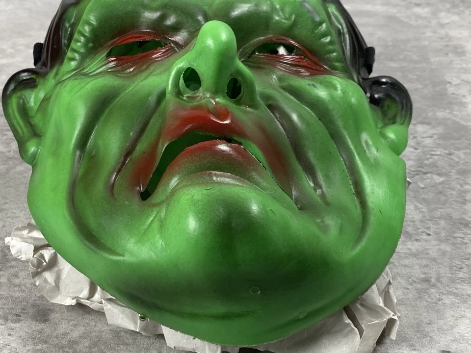 Frankenstein Halloween Monster Mask Momentum Brands Rubber Latex Back Strap - Image 2 of 4