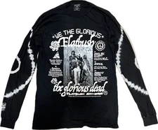 Flatbush Zombies 2018 Long Sleeve Shirt  Black Official FBZ Hip Hop Size Large