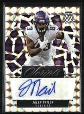 2025 Panini Mosaic #SCR-JNR - Jalen Nailor - Scripts Silver Mosaic Auto