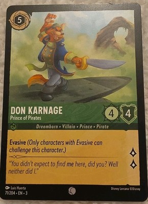 Don Karnage - Prince of Pirates 71/204 Into the Inklands Regular