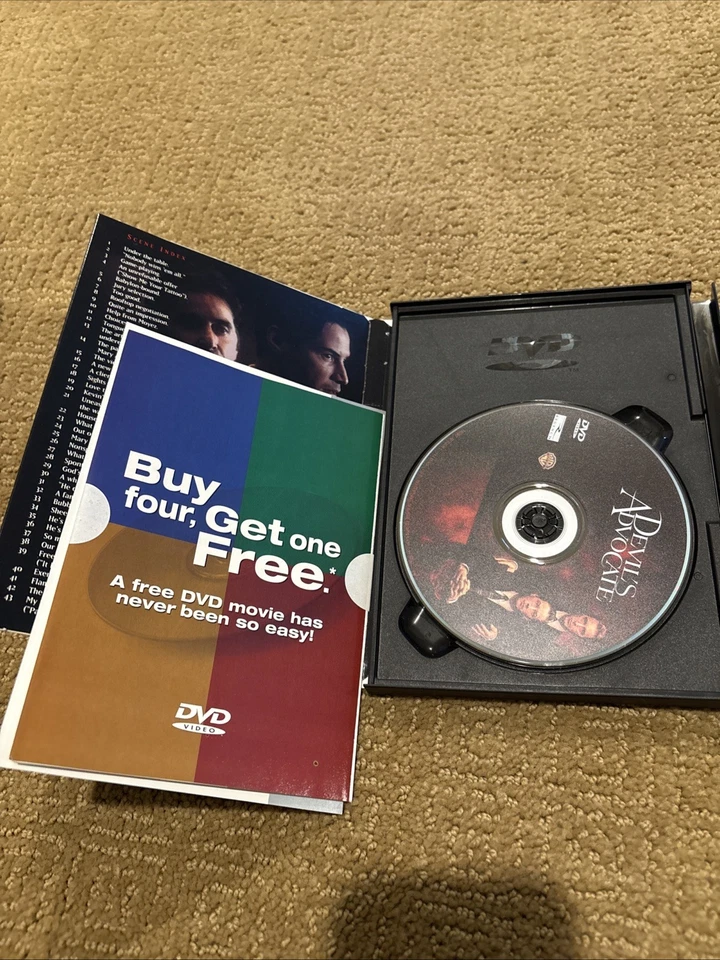 Devil's Advocate (1997) Recalled DVD with Ex Nihilo Sculpture - Very Rare! - Image 3 of 3