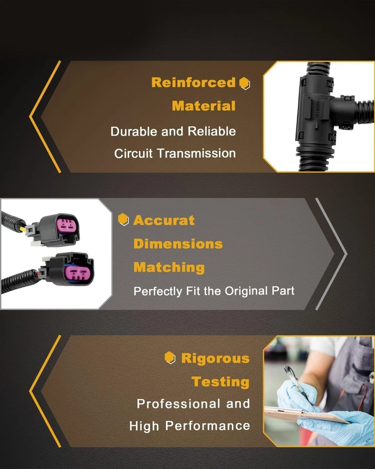 Dual Speed Electric Fan Wiring Harness 674-00923 For Chevy Avalanche1500 2500 Foto 4 de 4