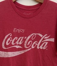 Coca-Cola Red Top T Shirt Size S Classic Logo Coke