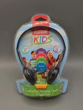 Maxell Action Kids Headphones w/ Mic - Wired Stereo Over-the-head