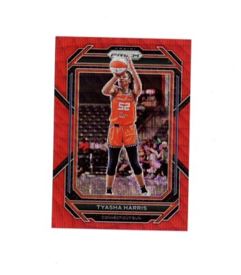 2023 WNBA Prizm RED WAVE REFRACTOR SP TYASHA HARRIS! Connecticut Sun STAR