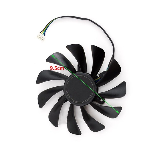Video Card Cooling Fan DC 12V Graphics Card Fan For MSI GTX1660Ti RTX 2060 Part - Afbeelding 2 van 5