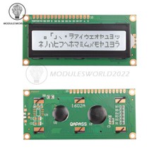 5V LCD1602A Gray Screen White Backlight 16x2 Character 1602LCD Display Module