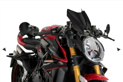 Puig New Generation Sport Screen '20-'22 MV Agusta Brutale 1000RR Black, 20680N