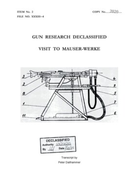 Gun Research Declassified: Visit to Mauser-Werke Book ~Mauser factory info~ New