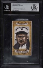 Walter Johnson Original Art Sketch Card Washington Senators 1/1 BAS