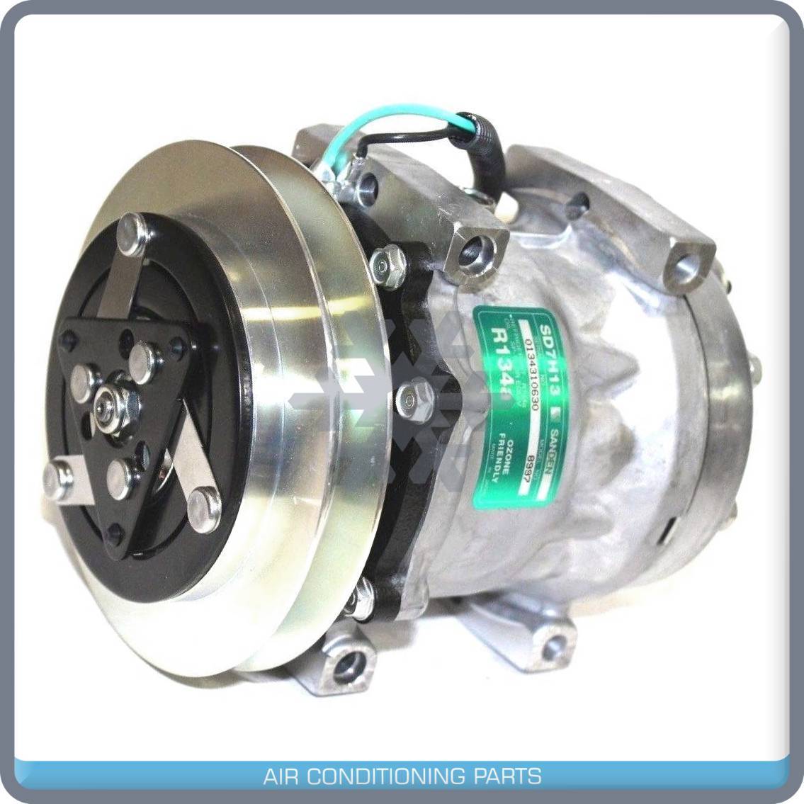 NEW OEM SANDEN A/C COMPRESSOR LINK-BELT / CASE / KOBELCO - OE# KHR3197