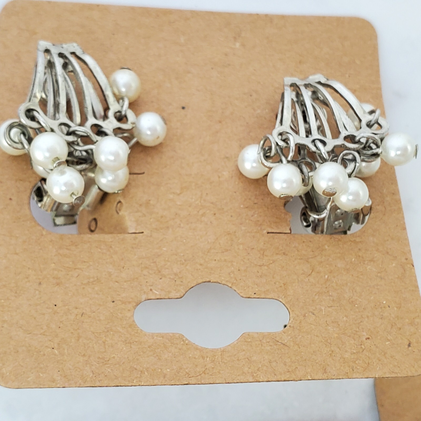 Unsigned Vintage Clip Earrings Lot 7 Pairs eBay