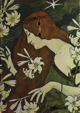 Journal Illustration Paul Berthon 1895 – Art Nouveau Decorative Decor