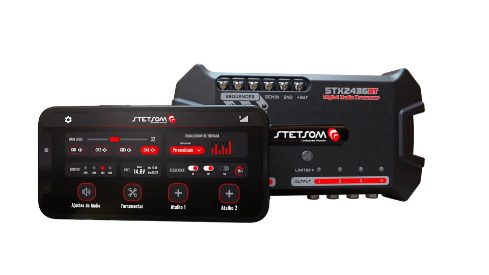 Stetsom STX 2436 Bluetooth Digital Processor Android Car Audio 3 Day Delivery US - Image 2 of 4