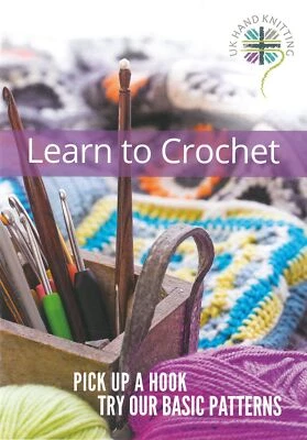 Learn To Crochet Booklet Basic Pattern Guide Book UKHKA