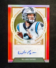 2019 Panini Chronicles Legacy - Will Grier - Rookie Auto Red Refractor SSP /20