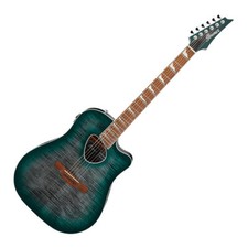 Ibanez Alt30fm Emerald Doom Burst High Gloss Electro-acoustic Guitar With Aeq-2u